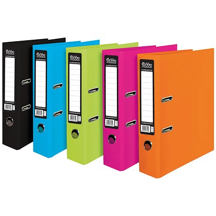 Pukka Pad Brights Lever Arch File Assorted (Pack of 10)