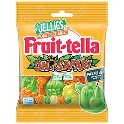 Fruit-tella On A Safari Jellies, 110g, Pack of 24
