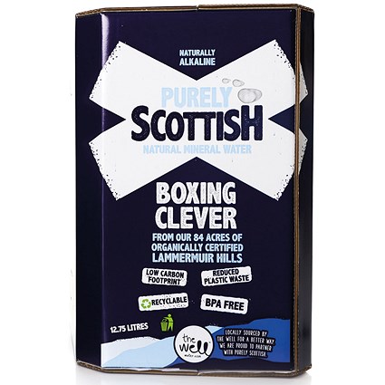 Purely Scottish Natural Mineral Water, Boxed, 12.75 Litres