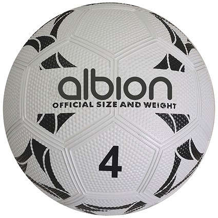 Albion Nylon Wound Football Black/White Size 4