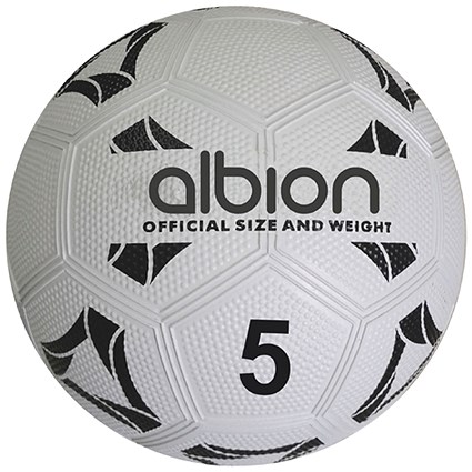 Albion Nylon Wound Football Black/White Size 5