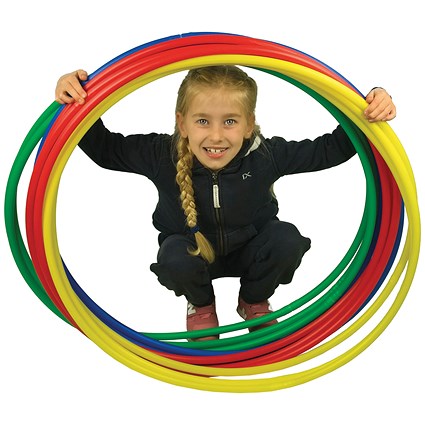Children's Hula Hoops 60cm Team Colours (Pack of 12)