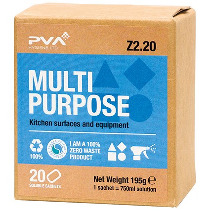 PVA Multipurpose Cleaner Sachets (Pack of 20)