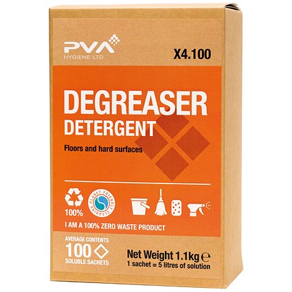 PVA Degreaser Detergent Sachets (Pack of 100)