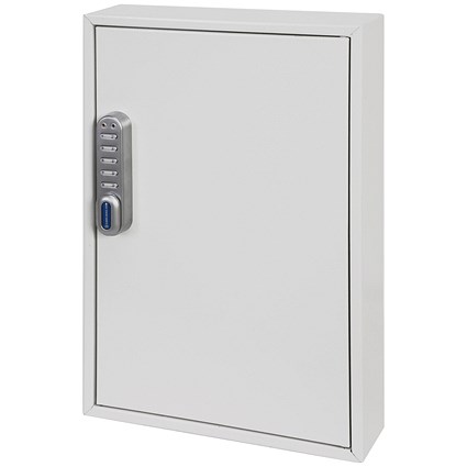 Phoenix Deep Plus & Padlock 50 Hook Key Cabinet, Electronic Code Lock