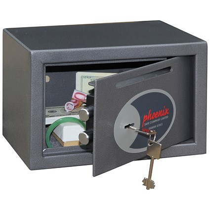 Phoenix Vela Deposit Security Safe, Key Lock, 4.5kg, 10 Litre Capacity