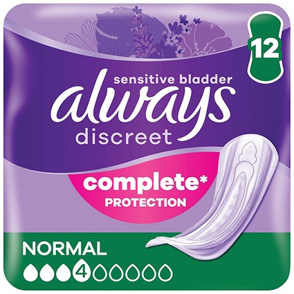 Always Discreet Pads Normal Pack of 12