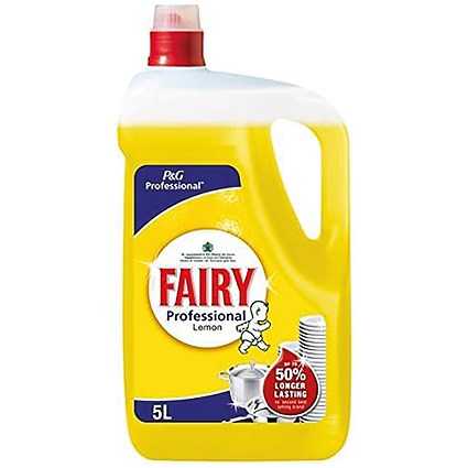 Fairy Professional Lemon Washing Up Liquid, 5 Litres