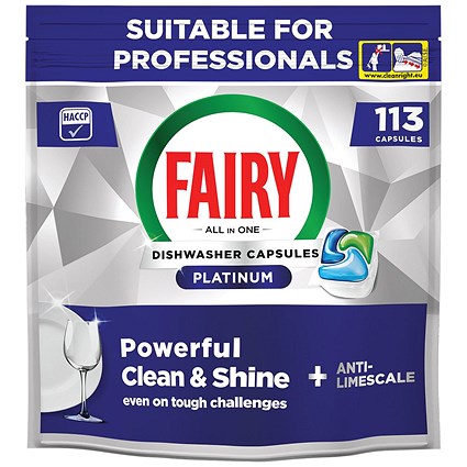 Fairy Professional Platinum Dishwasher Capsules x113 Pack of 2