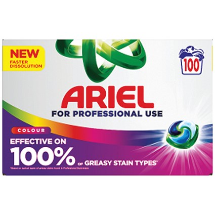 Ariel Professional Liquid Pods Colour 2x50 Pack of 100