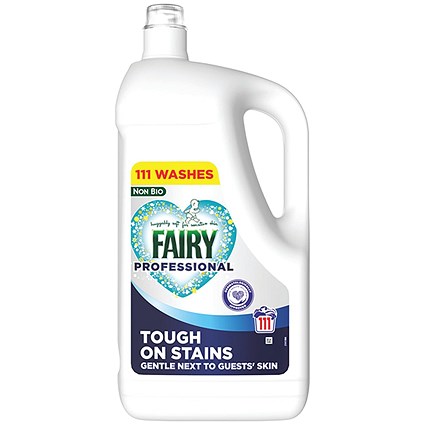 Fairy Professional Non Bio Liquid 111 Washes 4.995L Pack of 2