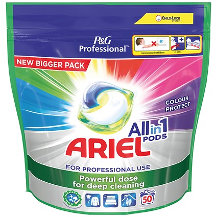 Ariel Colour Protect Liquipods, Pack of 100