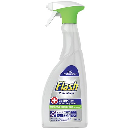 Flash Professional K6 Disinfecting Degreaser Cleaner Spray 750ml