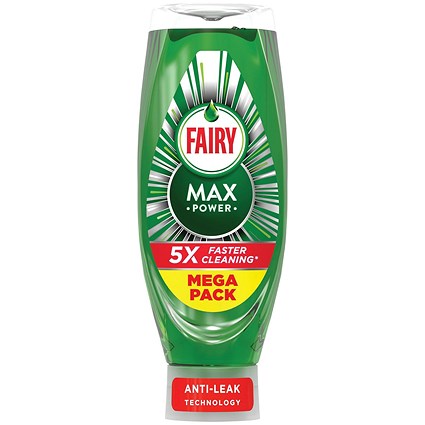 Fairy Max Power Washing Up Liquid Original 730ml Pack of 8