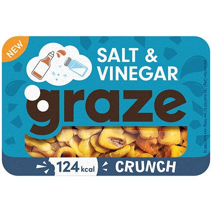 Graze Salt and Vinegar Crunch Punnet, Pack of 9