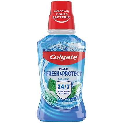 Colgate Plax Mouthwash Coolmint 250ml Pack of 6