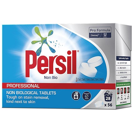 Persil Professional Non Bio Tablets 56 Tablets Pack of 3