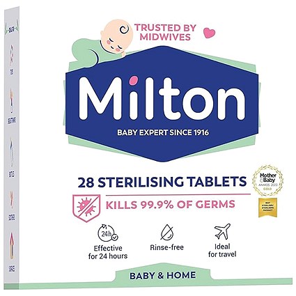 Milton Sterilising Tabs 4g x28 Pack of 6