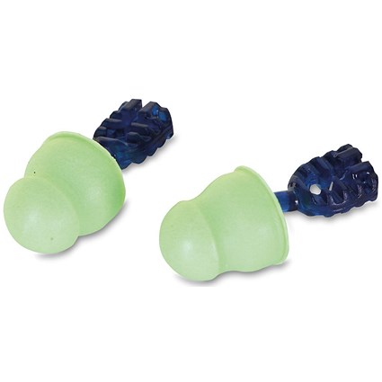 Beeswift Qed Foam Earplugs, Green, Pack of 200