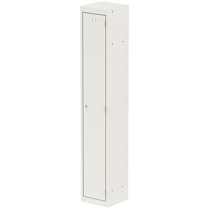 Qube Locker 1 Door 1800mm High White