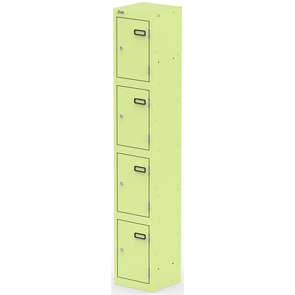 Qube Locker 4 Door 1800mm High Chlorophyll
