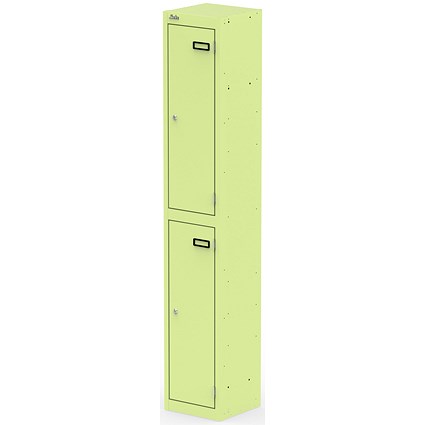 Qube Locker 2 Door 1800mm High Chlorophyll
