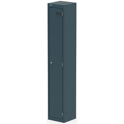 Qube Locker 1 Door 1800mm High Ocean Cobalt