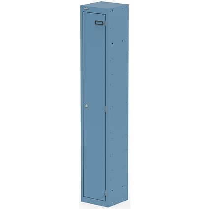 Qube Locker 1 Door 1800mm High Pastel Blue