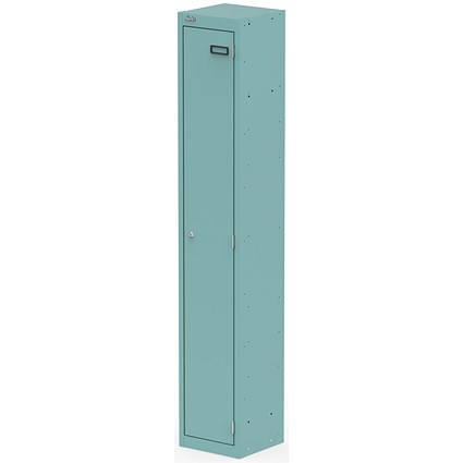 Qube Locker 1 Door 1800mm High Pastel Turquoise