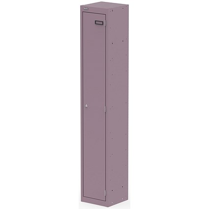 Qube Locker 1 Door 1800mm High Pastel Violet