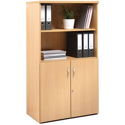Momento Low Open Top Display Cupboard - Maple
