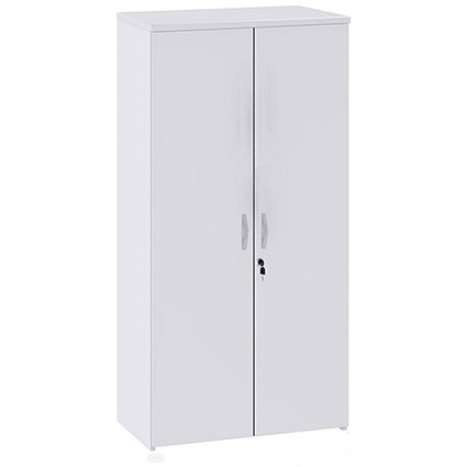 Momento Extra Tall Cupboard - White