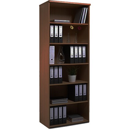 Momento Extra Tall Bookcase - Walnut