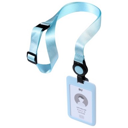 Adjustable Combo Lanyard - Blue