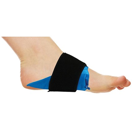 Rapid Aid Foot Pain Cold Pack, Comes with Built In Compression Strap, 15.2x22.8cm