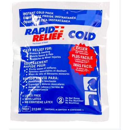 Rapid Aid Instant Cold Pack, Small, 10.1x15.2cm