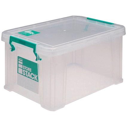 StoreStack Storage Box, 1.7 Litres, Clear StoreStack Storage Box, 1.7 Litres, Clear