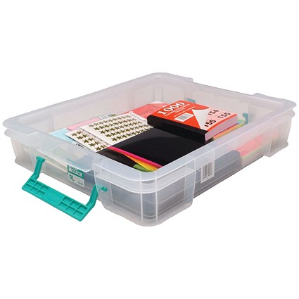 StoreStack Storage Box, 9 Litres, Clear StoreStack Storage Box, 9 Litres, Clear