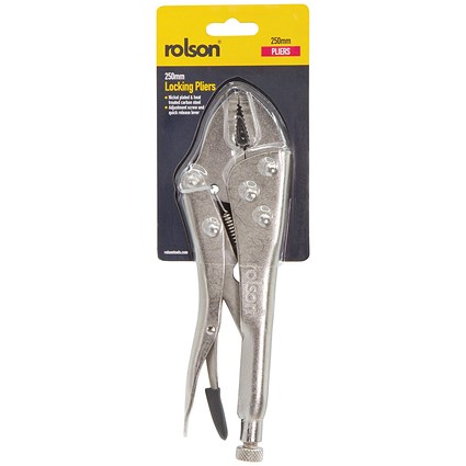 Rolson Locking Pliers 250mm Pack of 6 18739