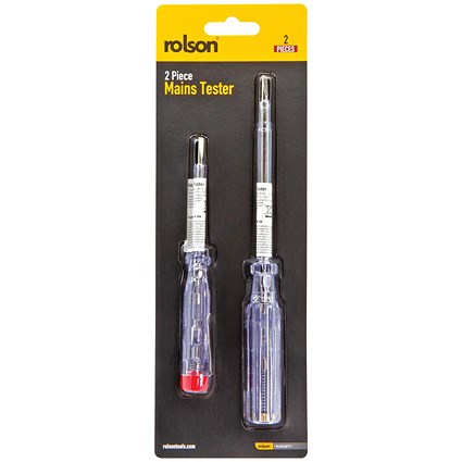 Rolson 2 Piece Mains Tester Pack of 8 28110