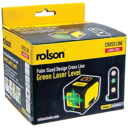Rolson Cross Line Green Laser Level Pack of 12 50550