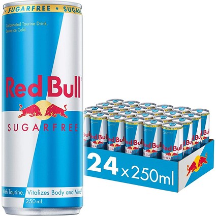 Red Bull Energy Sugar Free, 24x250ml Cans