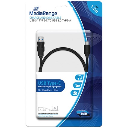 MediaRange Charge and Sync Cable USB 3.1 Type-C