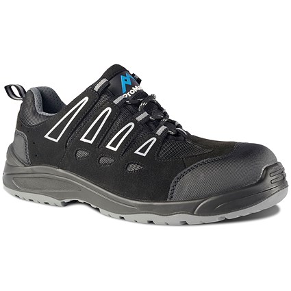 ProMan Bridgeport Safety Trainers, Black, 9