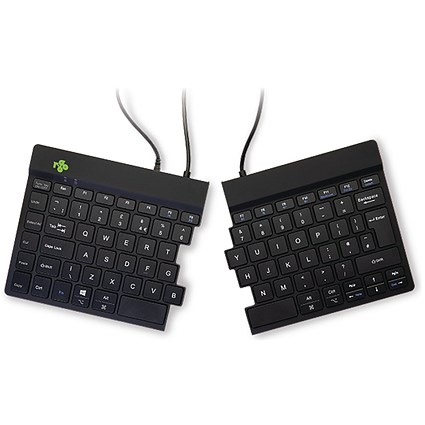 R-Go Split Break v2 Wireless QWERTY UK Keyboard Black