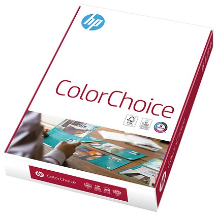 HP A4 Color Choice Paper, White, 200gsm, Ream (250 Sheets)