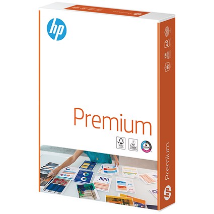 HP A4 Premium Paper, White, 90gsm, Ream (500 Sheets)