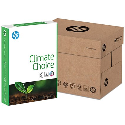 HP Climate Choice A4 Paper, White, 80gsm, Box (5x500 Sheets)