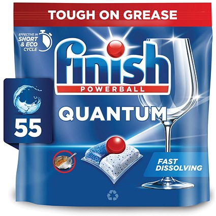 Finish Quantum AIO Dishwasher Tablets Fresh Regular (Pack of 55)