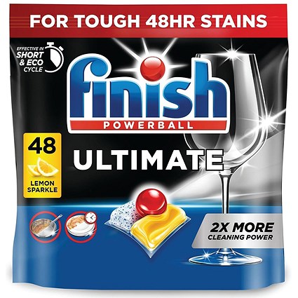 Finish Ultimate All In 1 Lemon Sparkle 48 Tabs